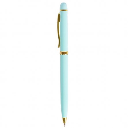 Ручка подарочная шариковая Alingar, 1,0 мм, синяя, поворотный механизм, круглый, цветной, пластиковый корпус, картонная упаковка фото 4